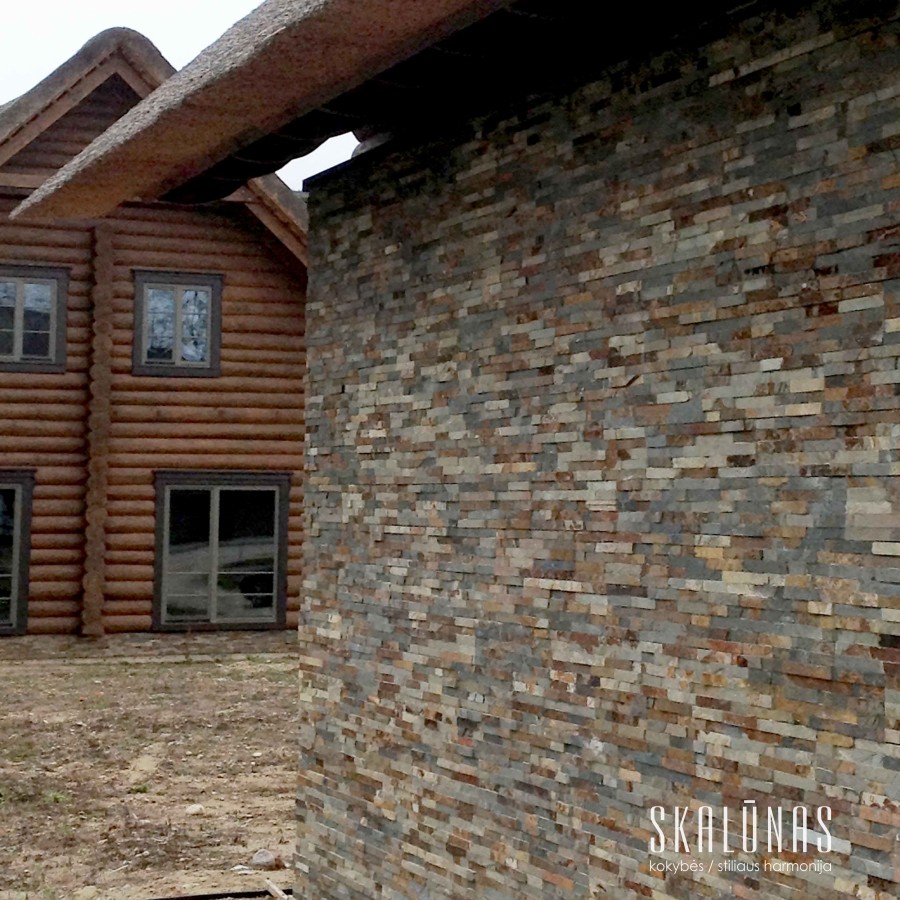 968 Fasado apdaila, natūralus akmuo, skalūnas, ROCASTOUN HYCT035, Trakų raj. 2012