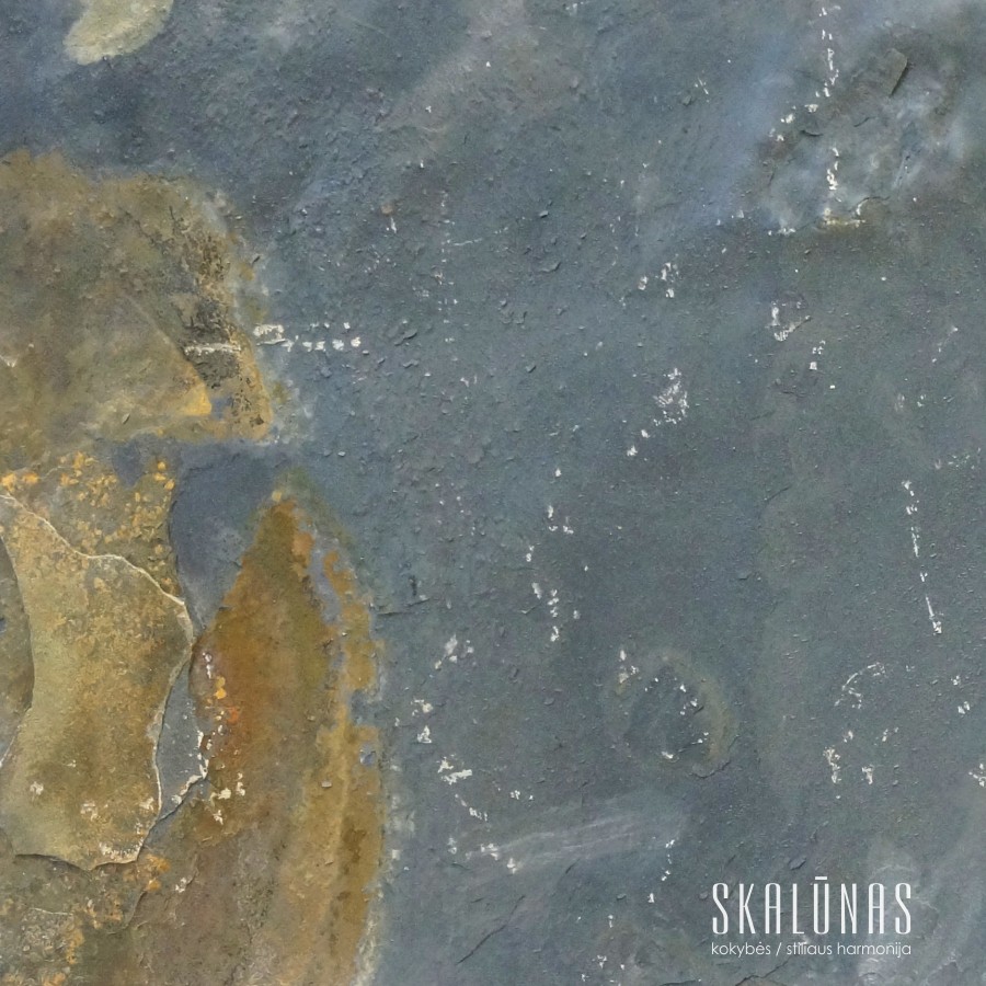 SKALŪNAS, MULTICOLOR, natūralus akmuo, 60x15 cm